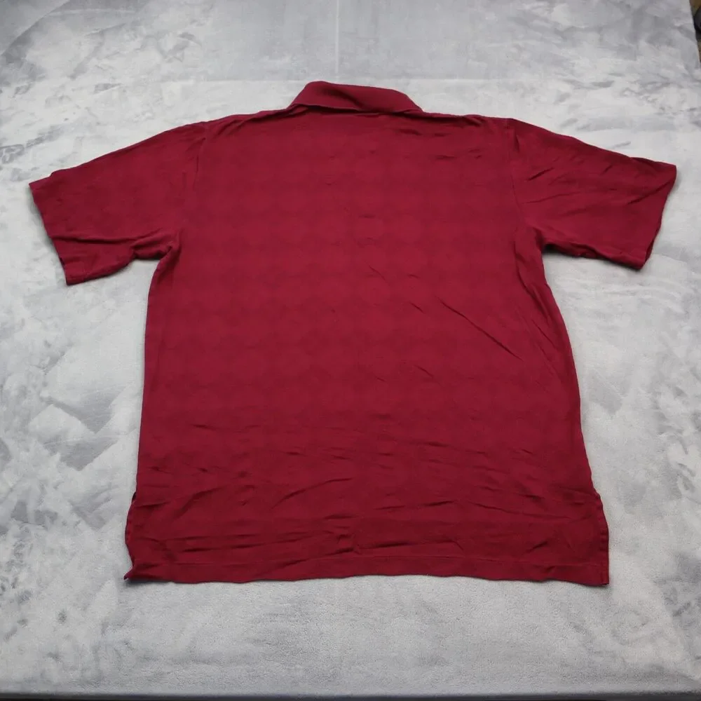 Polo Golf Ralph Lauren Shirt Mens M Red Wine Short Sleeve Classic